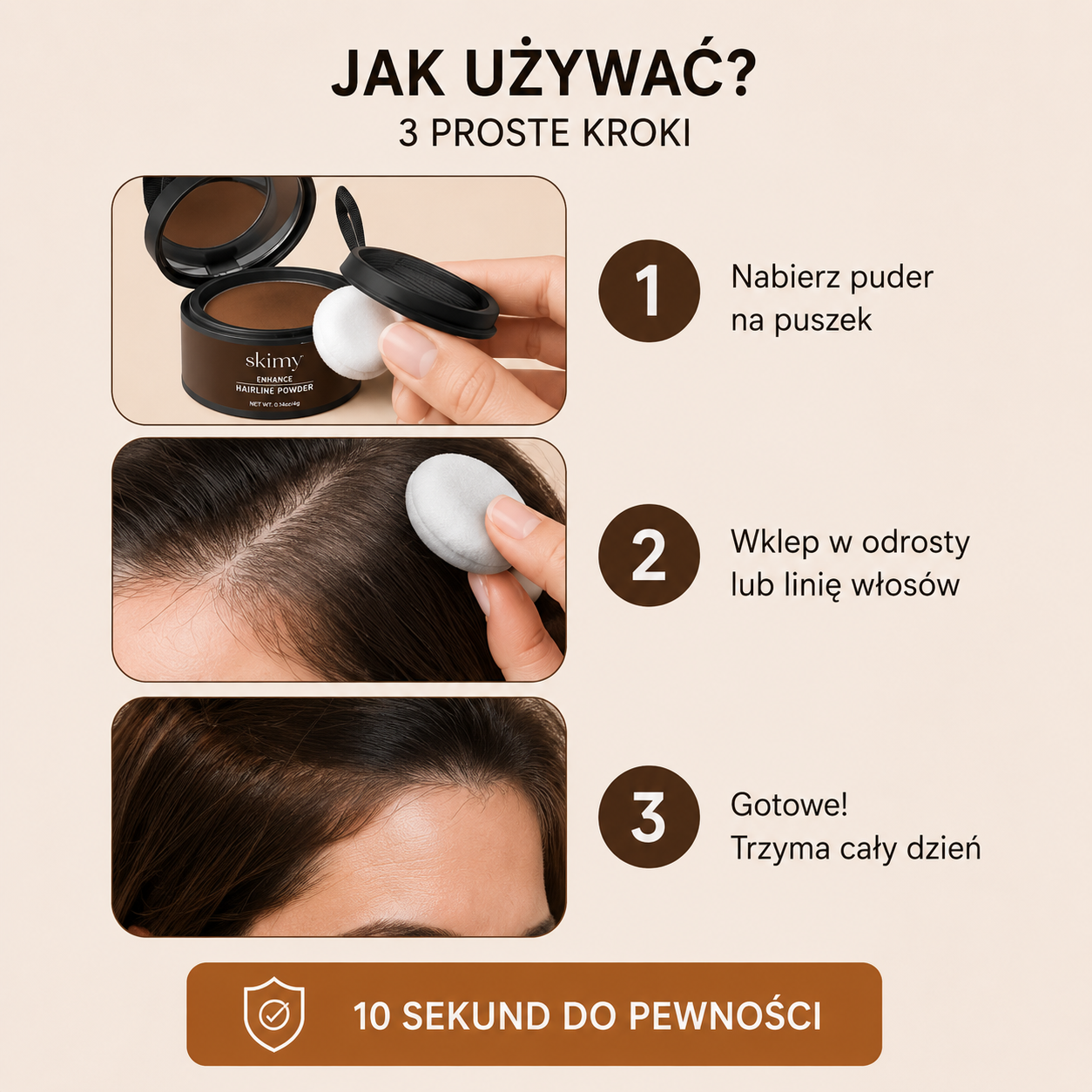 Skimy™ - Równa linia włosów
